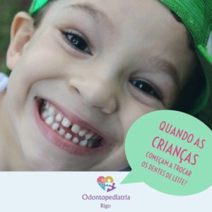 troca dos dentes de leite